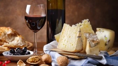 wine and cheese night party